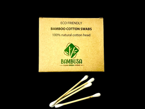 Bambusa Eco Cotton Swabs Strong Bamboo Tree and Plastic Free