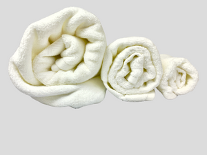 3 Piece Luxury Spa Towel Set Bamboo/Cotton Blend (Sea Mist/Light Gray)