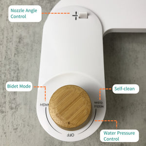 Bambusa Bidet Attachment and 12 Roll Bampoo TP