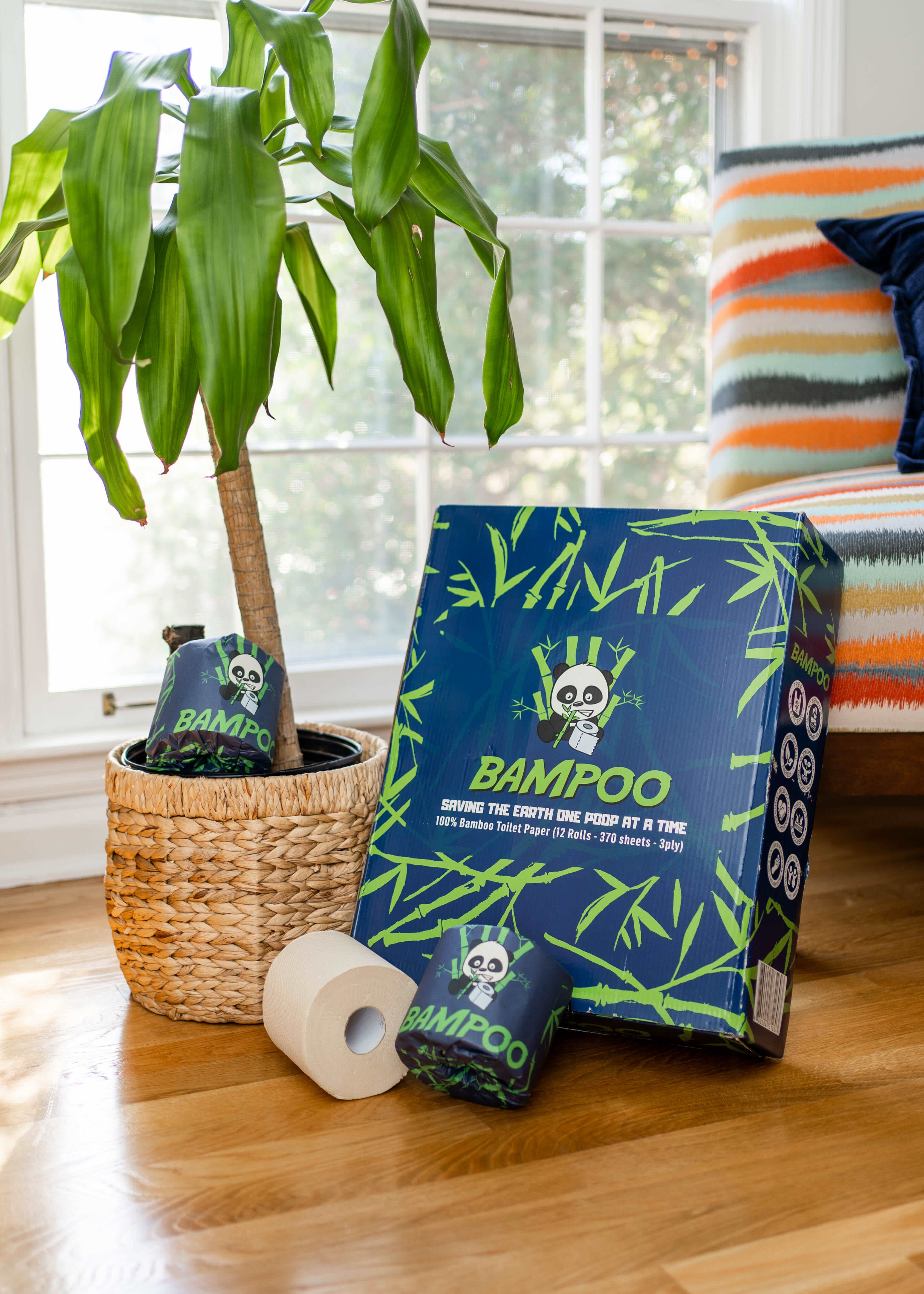 Bamboo  Premium Toilet Paper (12-Jumbo Rolls)