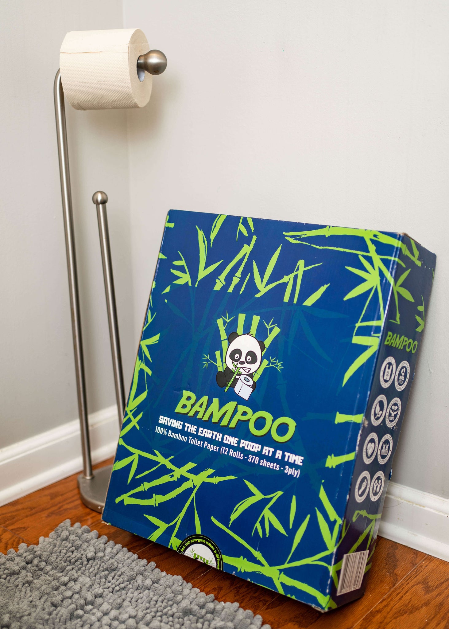Bulk Premium Bamboo Toilet Paper - 2 Pack - 48 Rolls of Toilet Paper - 3-Pl