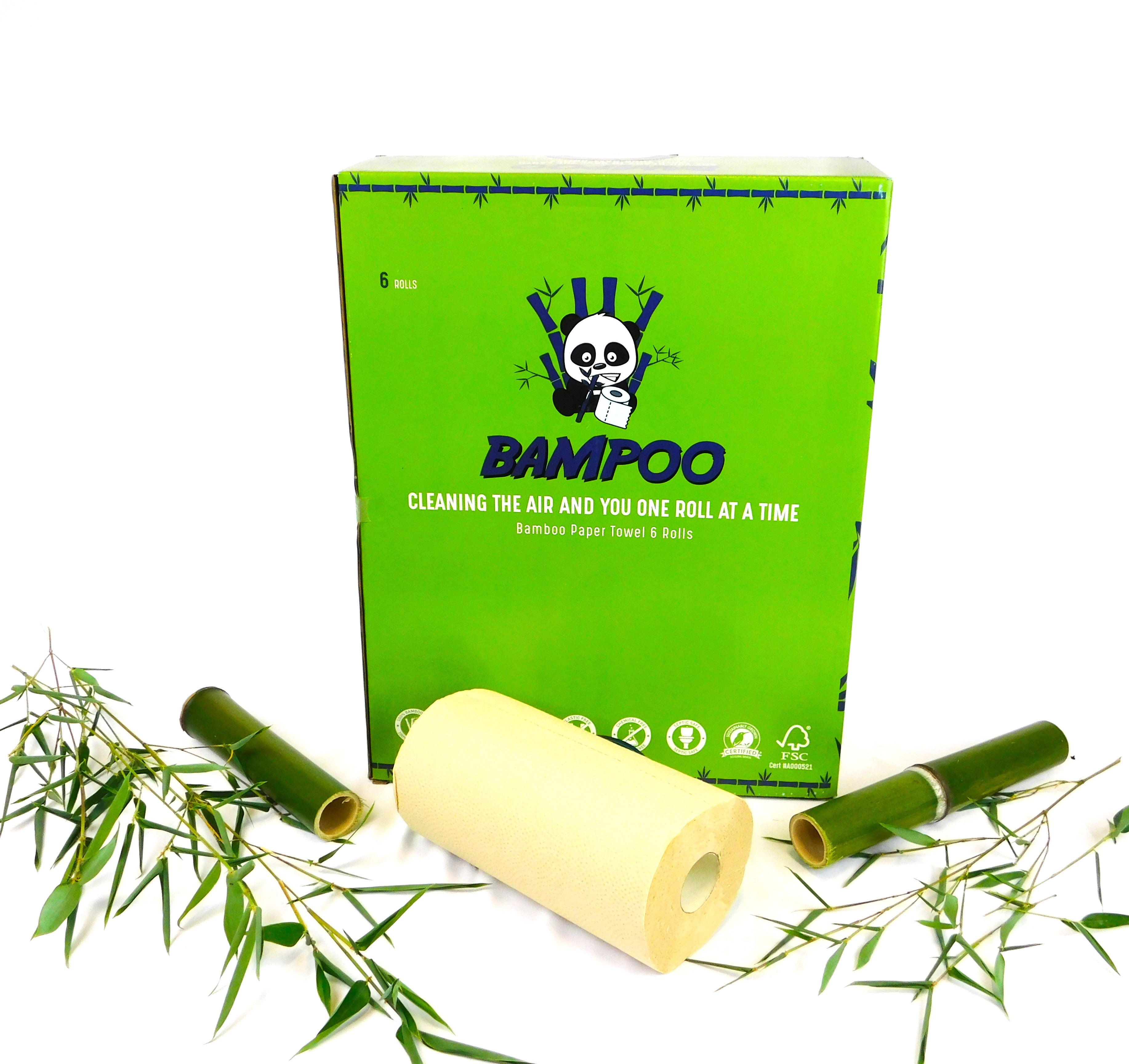 Bamboo  Premium  Paper Towels  (6-Jumbo Rolls)